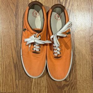 Polo by Ralph Lauren Men's Bright Orange Sneakers